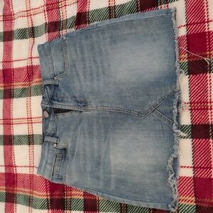 Indigo rein denim skirt